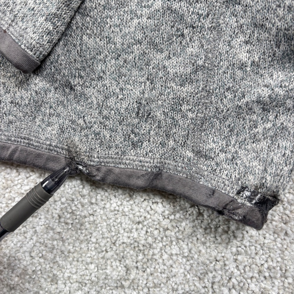 Patagonia Better Sweater 1/4 Zip Pullover Mens Size M Gray Fleece Jacket - Picture 8 of 9